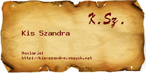 Kis Szandra névjegykártya